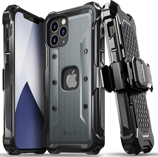 Tactical Case for iPhone 12 Pro Max with Clip